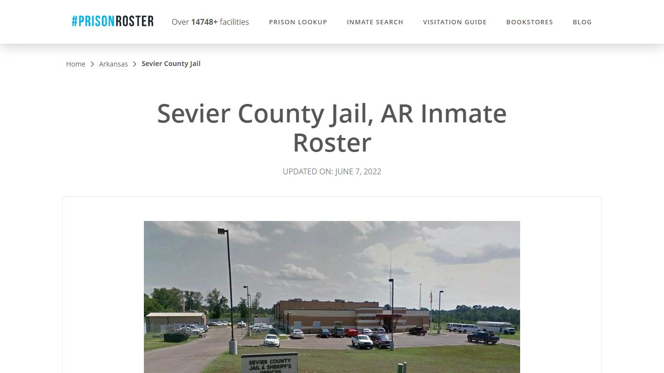 Sevier County Jail, AR Inmate Roster